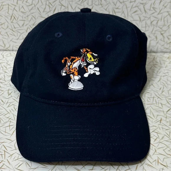 Chester Cheeto Embroidered StrapBack Dad Hat (Navy Blue) - Picture 1 of 6